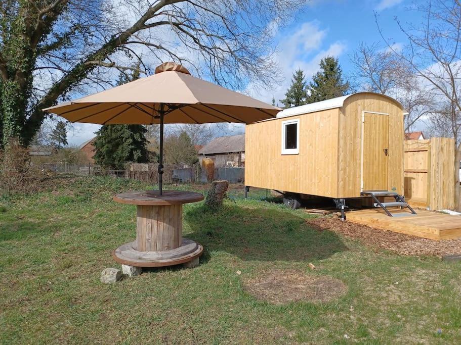 Zirkuswagen Glamping Fuer 2 Mit Veranda Kueche Netflix Parken Und Hofladen Steinhofel Ngoại thất bức ảnh