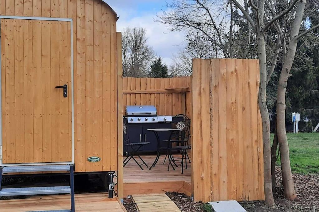 Zirkuswagen Glamping Fuer 2 Mit Veranda Kueche Netflix Parken Und Hofladen Steinhofel Ngoại thất bức ảnh